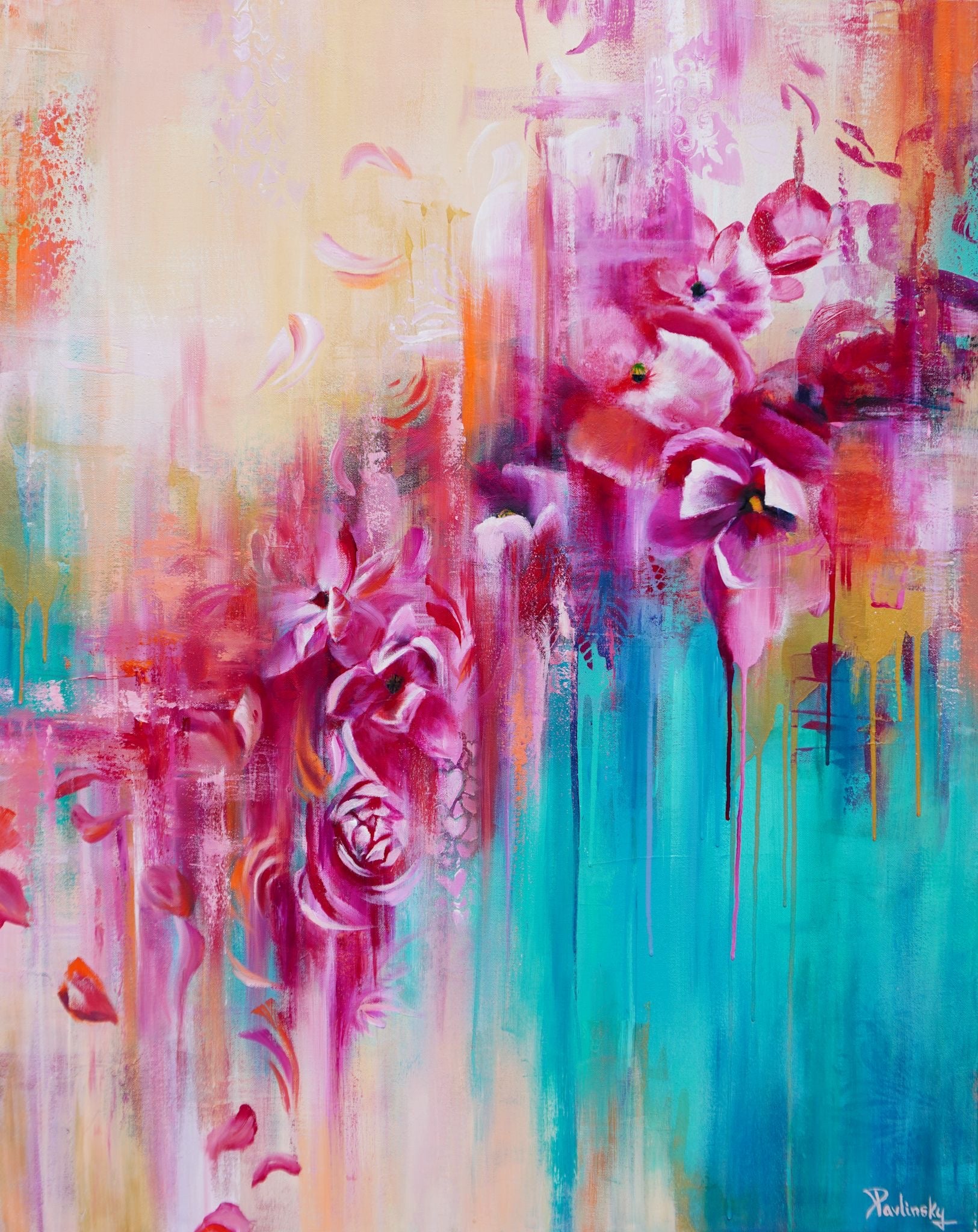 The power of the subtle — original abstract painting by Pavlinsky, Zermatt