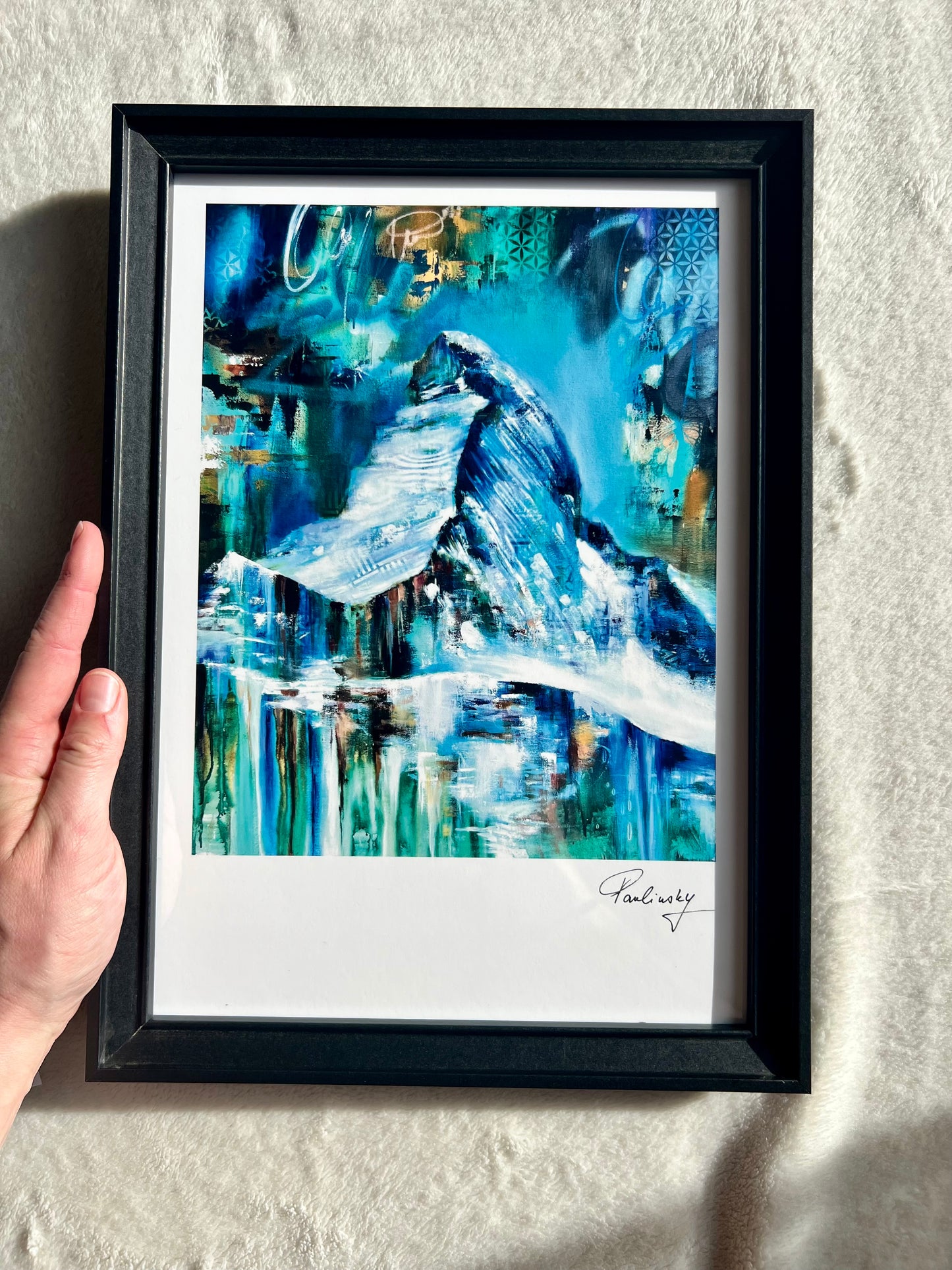 Beyond the limit premium fine art print by Pavlinsky — alpine abstract art, Zermatt