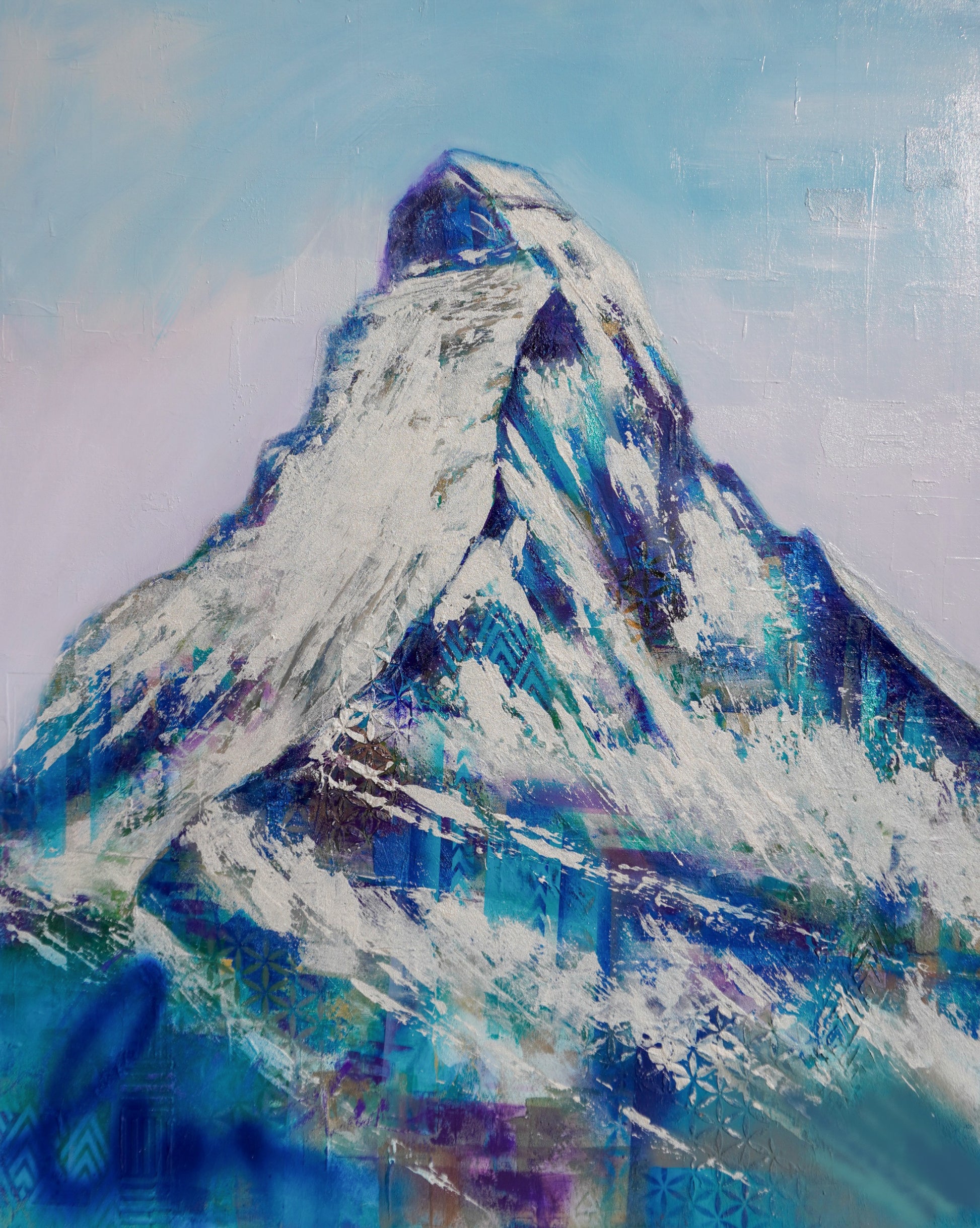 Magic Mountain fine art print by Pavlinsky — Matterhorn abstract realism, Zermatt